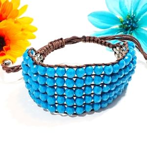 SALE! Beaded Macrame Bracelet